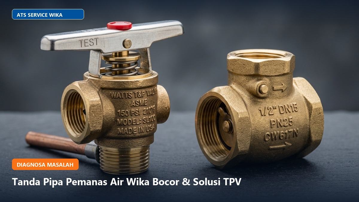 Tanda-Tanda Pipa Pemanas Air Wika Bocor dan Bahayanya Jika Dibiarkan